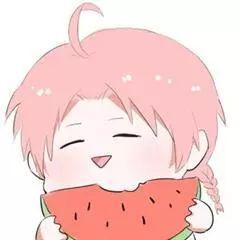 头像吃瓜女卡通,趣味横生的视觉盛宴